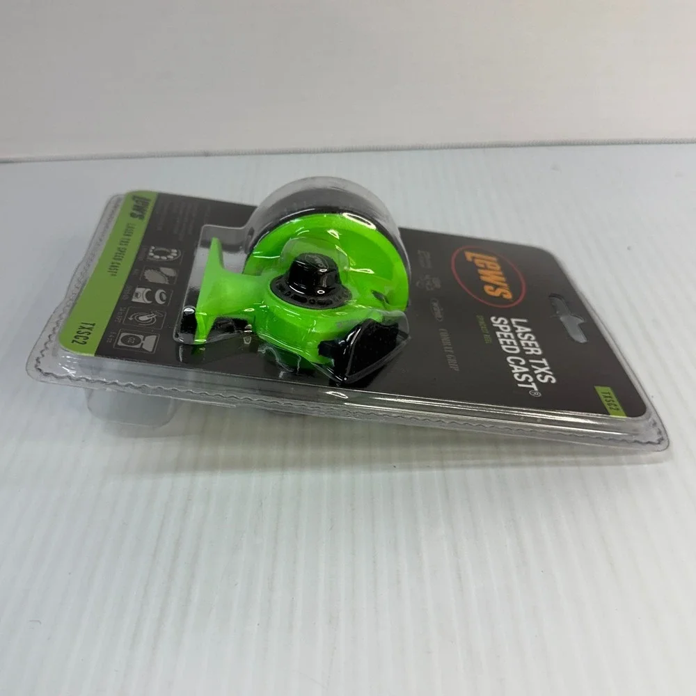 lews Laser TXSC 2 Speedcast Fishing Reel Spincast NIB Closed Face Push Button